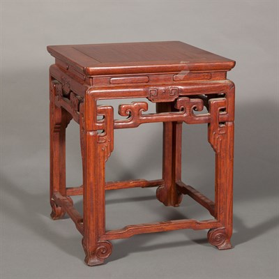 Lot 142 - Chinese Rosewood Stool 19th/20th Century The...