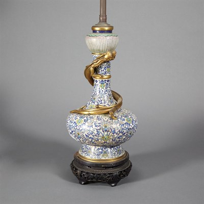 Lot 239 - Chinese Cloisonne Vase Late 19th century The...