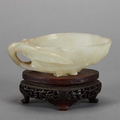 Lot 252 - Chinese Jade Brushwasher 19th Century Of peach...