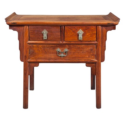 Lot 299 - Chinese Huanghuali Alter Coffer 19th Century...