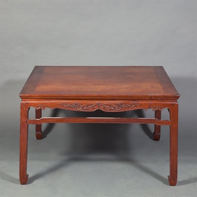 Lot 306 - Chinese Huanghuali Square Table 18th Century...