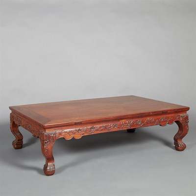 Lot 305 - Chinese Huanghuali Low Table 19th Century The...