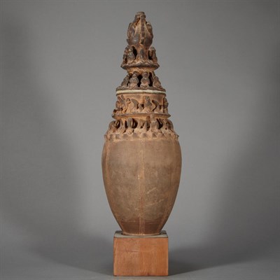 Lot 361 - Chinese Pottery Burial Urn Song Dynasty Height...