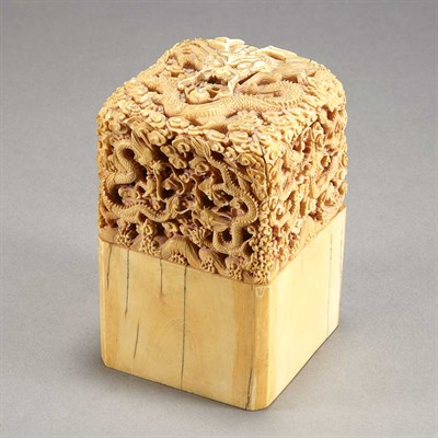 Lot 159 - Chinese Ivory Seal 19th/early 20th century The...