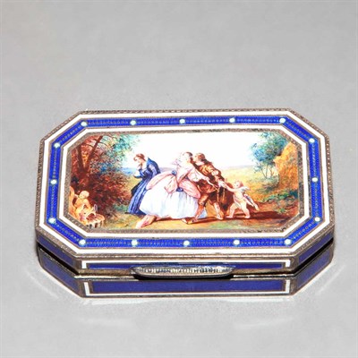 Lot 504 - Louis XVI Style Enameled Metal Lady's Toiletry...