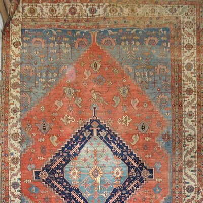 Lot 624 - Heriz Carpet Northwest Persia, last quarter of...