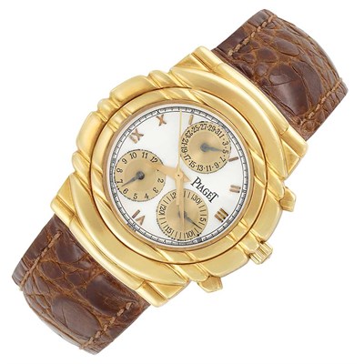 Lot 423 - Gentleman's Gold 'Tanagra Haute Complication' Chronograph Wristwatch, Piaget