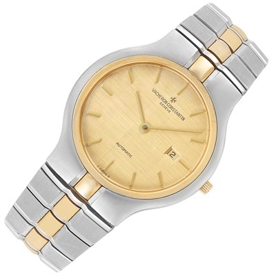 Lot 412 - Gentleman's Stainless Steel and Gold 'Phidias' Wristwatch, Vacheron & Constantin