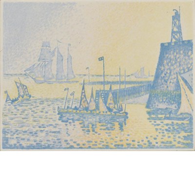 Lot 202 - Paul Signac (1863-1935) LE SOIR (KORNFELD 20)...