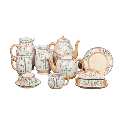 Lot 164 - Assembled Set of English Aesthetic Movement...