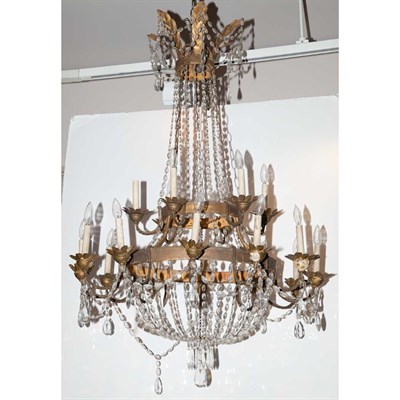 Lot 300 - Continental Neoclassical Style Gilt Decorated...