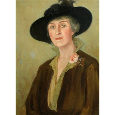 Lot 6 - American School 20th Century Portrait of a Ms....