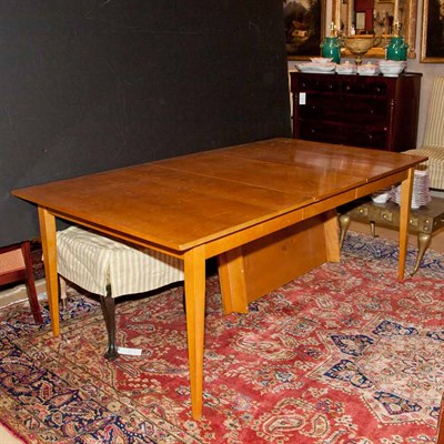 Lot 194 - Maple Dining Table Modern With two leaves....