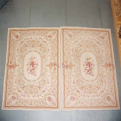 Lot 677 - Pair of Needlepoint Rugs China, contemporary...