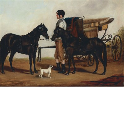 Lot 79 - William Miles English, fl. 1830-1860 A Groom...
