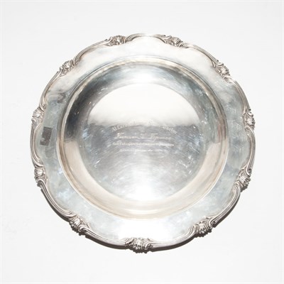 Lot 501 - Peruvian Sterling Silver Charger Diameter 17...