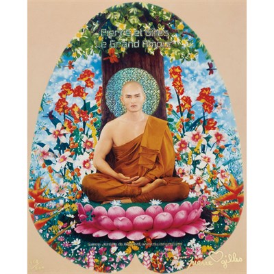 Lot 140 - PIERRE ET GILLES Buddha Santi Sudaro....