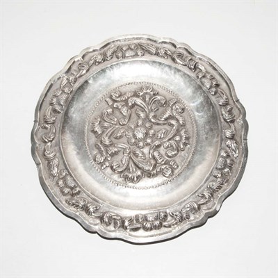 Lot 493 - Peruvian Sterling Silver Repousse Charger...