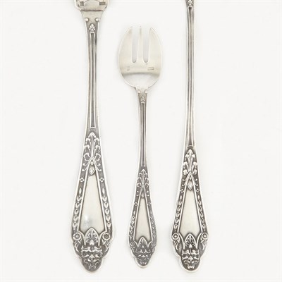 Lot 274 - French Silver Plated Flatware Service Armand...