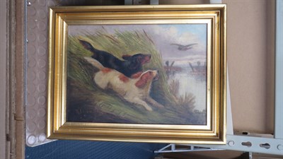 Lot 15 - Attributed to Robert Cleminson Spaniels on the...