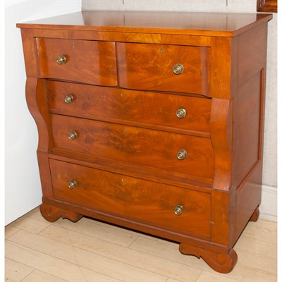 Lot 398 - Classical Style Fruitwood Chest of Drawers...