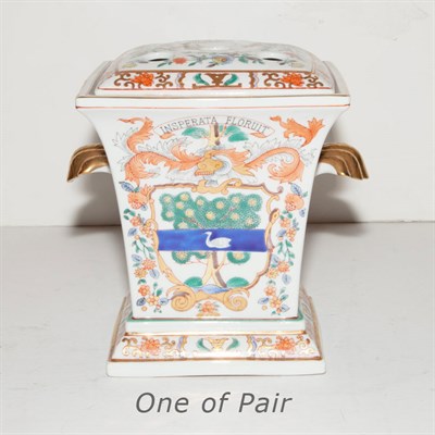 Lot 466 - Pair of Chinese Style Porcelain Potpourris...