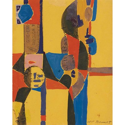 Lot 6 - Will Barnet American, 1911-2012 Untitled, 1956...