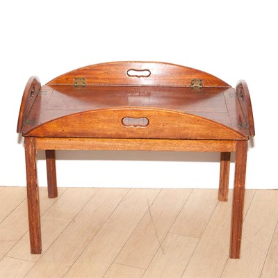Lot 382 - Georgian Style Mahogany Butler's Tray Low...