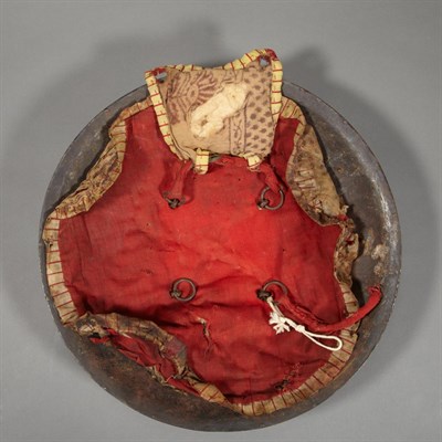 Lot 33 - Indian Inlaid Iron Shield 19th /20th Century...