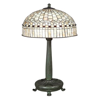 Lot 94 - Wilkinson Co. Verdigris Patinated-Metal Lamp...