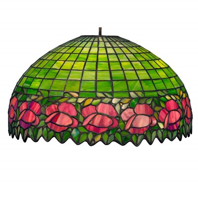 Lot 178 - American Leaded Glass Shade Attributed to...