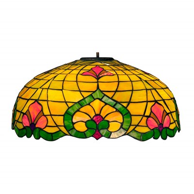 Lot 154 - American Leaded Glass Shade Attributed to...