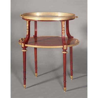 Lot 394 - Louis XVI Style Gilt-Metal Mounted and...