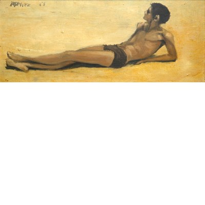 Lot 12 - Robert R. Bliss American, 1925-1981 Reclining...