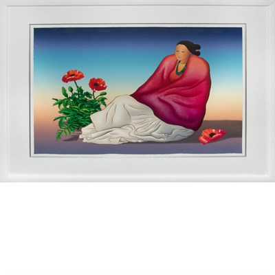 Lot 110 - R.C. Gorman TAOS POPPIES Color lithograph,...