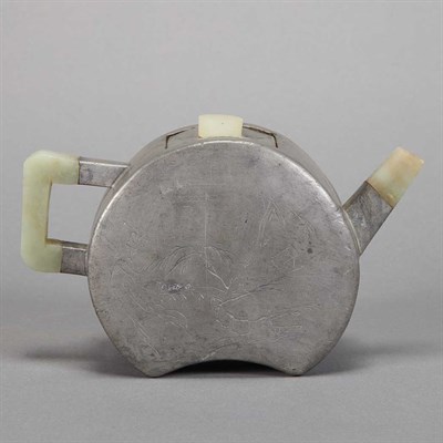 Lot 153 - Chinese Pewter Teapot Early 20th century Of...