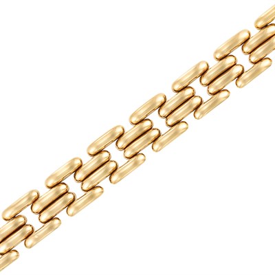 Lot 470 - Retro Gold Bracelet