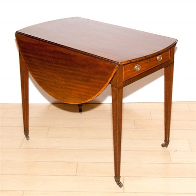 Lot 603 - George III Mahogany Pembroke Table Height 26...