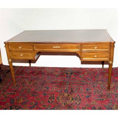 Lot 441 - Louis XVI Style Mahogany Desk Height 30 1/2...