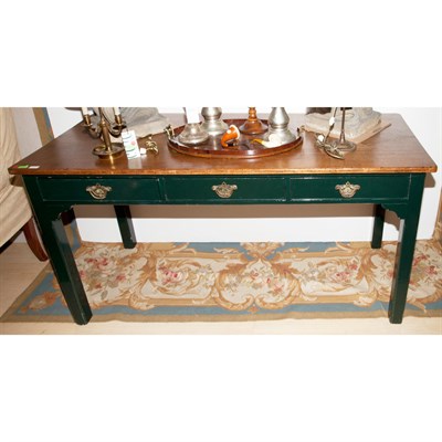 Lot 222 - English Provincial Oak and Painted Wood...