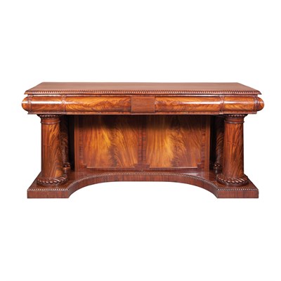 Lot 117 - Classical Mahogany Server The rectangular top...