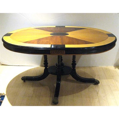 Lot 416 - Anglo-Indian Style Ebony and Specimen Wood...