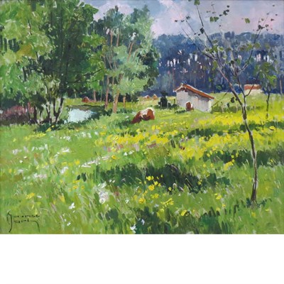 Lot 72 - Maurice Martin French, 1894-1978 Les Boutons d'...