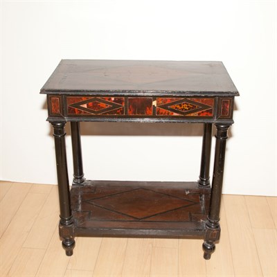 Lot 278 - Continental Baroque Style Mahogany Tortoise...