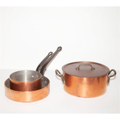 Lot 320 - Group of Copper Cookware Approximately...
