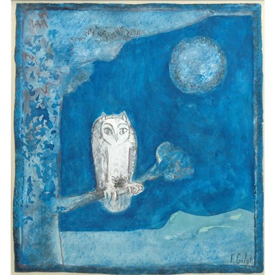 Lot 44 - Francoise Gilot French, b. 1921 Chouette au...