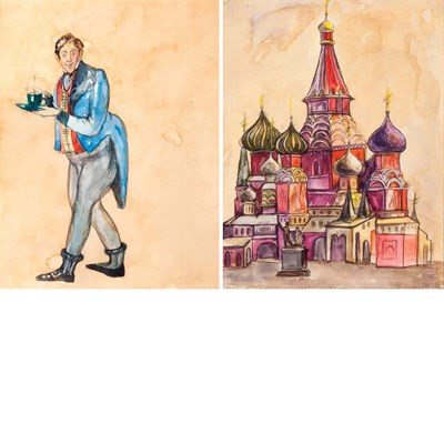 Lot 112 - 20th Century School Cup of Tea and Russian...