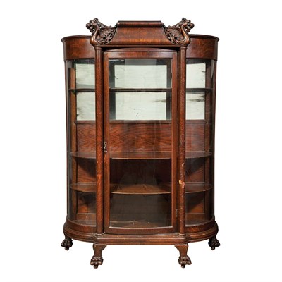 Lot 172 - Renaissance Revival Carved and Dark Stained...