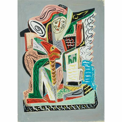Lot 9 - Jose de Creeft American, 1884-1982 Abstract...