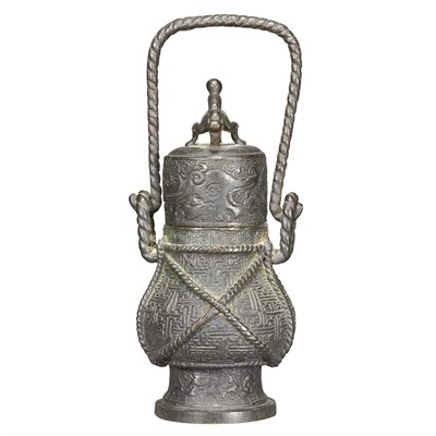Lot 108 - Chinese Bronze Covered Vessel Ming/Qing...